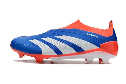 Adidas Predator Elite Laceless FG Fodboldstøvler Blå Orange