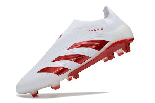 Adidas Predator Elite FG Fodboldstøvler Hvid Rød