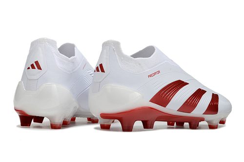 Adidas Predator Elite FG Fodboldstøvler Hvid Rød