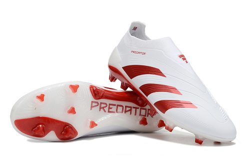 Adidas Predator Elite FG Fodboldstøvler Hvid Rød