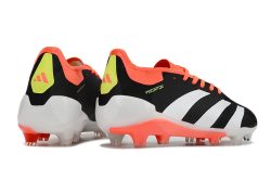 Adidas Predator Elite Tongue FG Fodboldstøvler Sort Hvid Orange