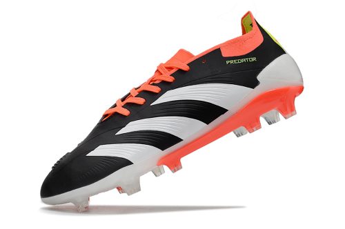 Adidas Predator Elite Tongue FG Fodboldstøvler Sort Hvid Orange